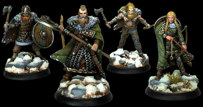 Hero Miniatures from Gates of Valhalla
