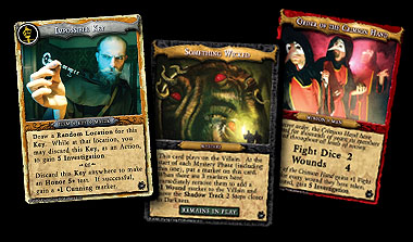 Cards from the game