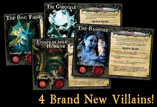 Four brand new Villains
